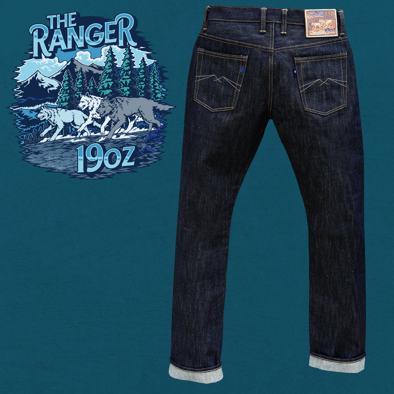 The Ranger 19oz Unsanforized Deep Indigo